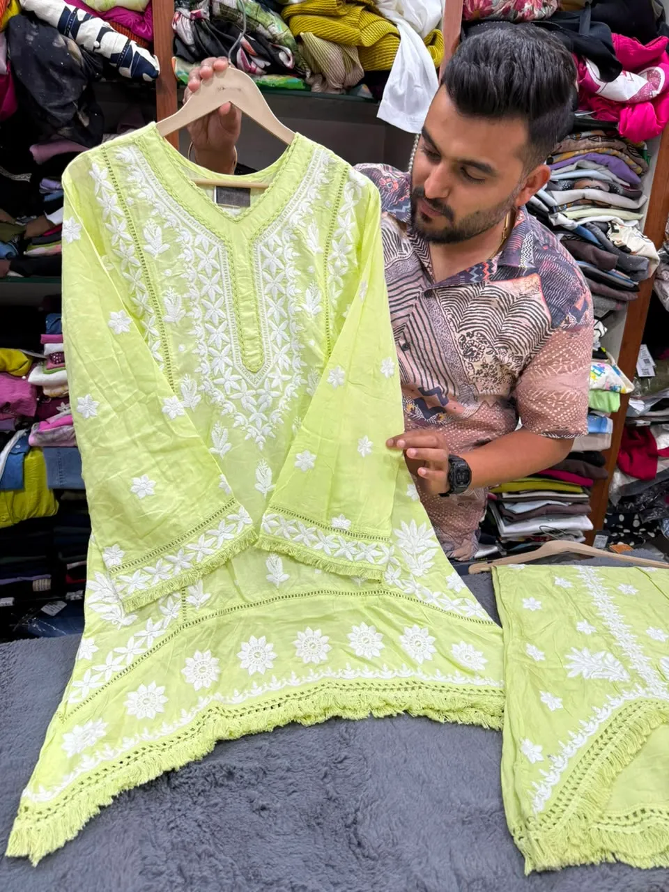 Sanjh Lakhnavi Co-ord Set  