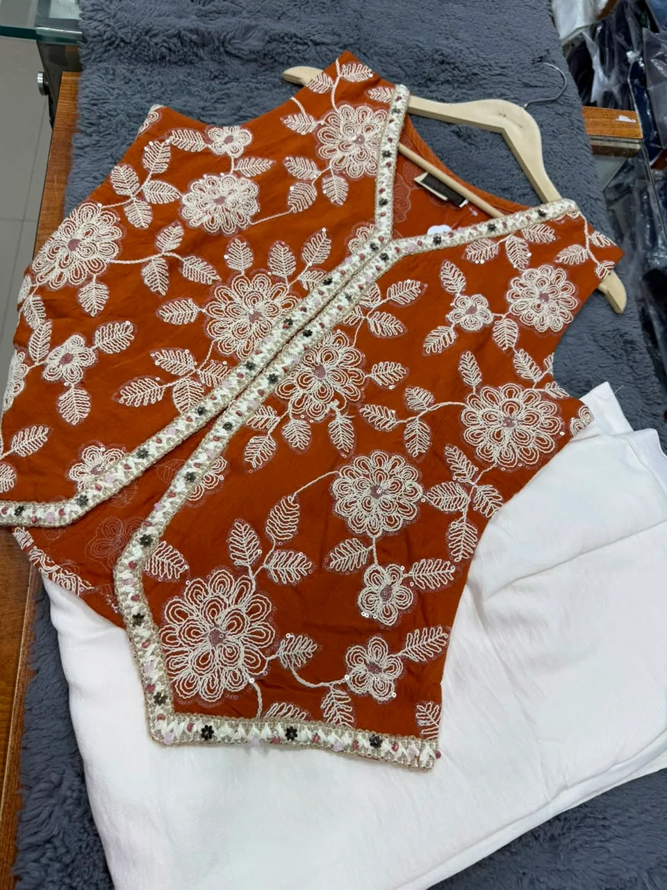 Madhuri Threadwork Co-ord Set   2