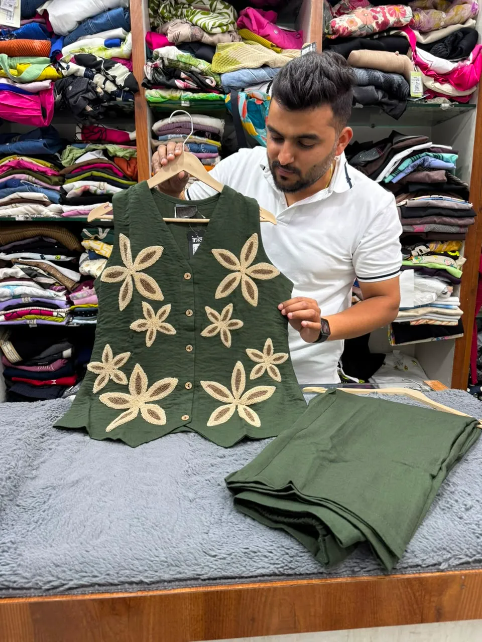 Dark Green Premium Co-ord Set  