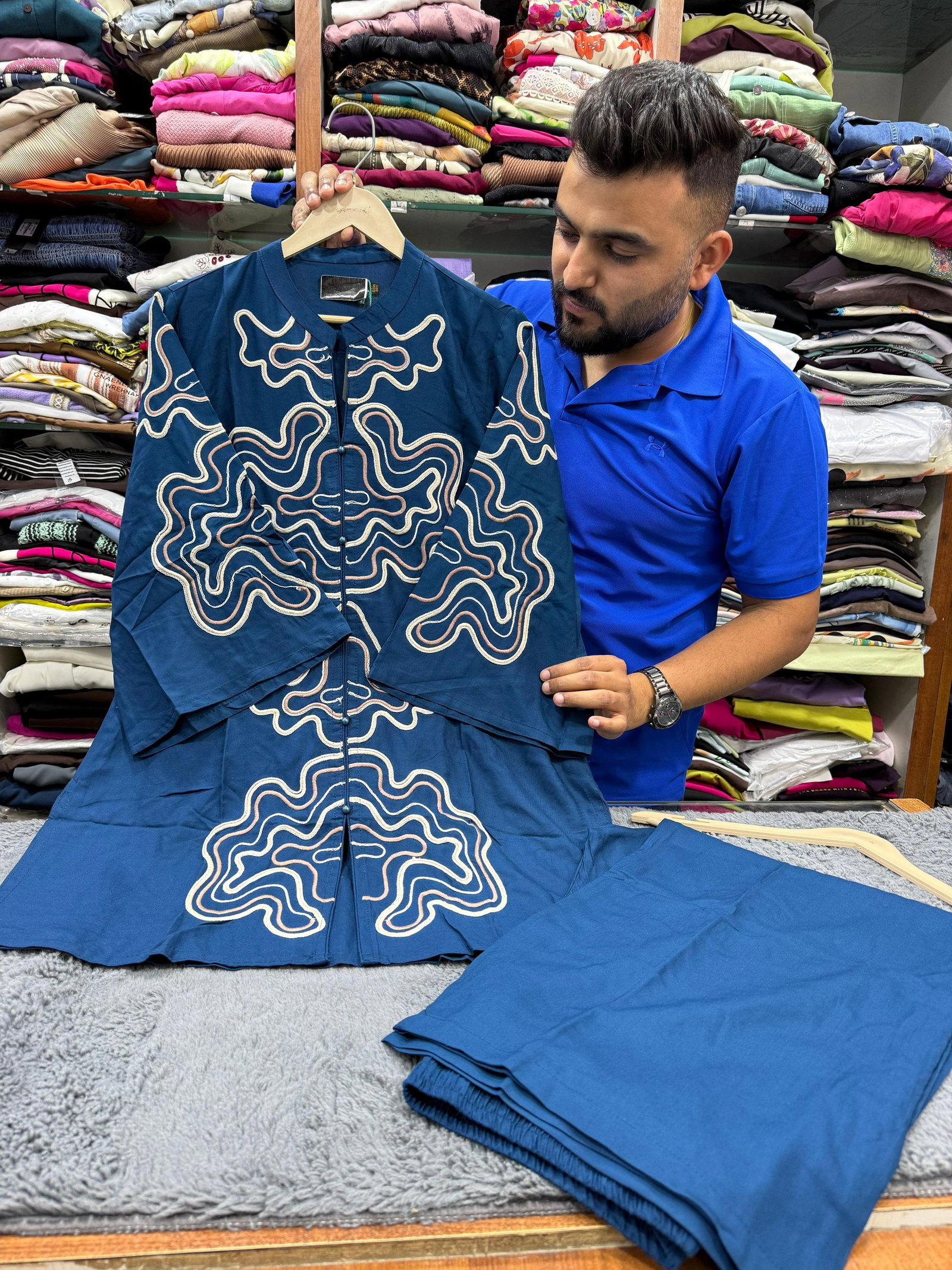 Pakistani Karachi thread work Co-ord   