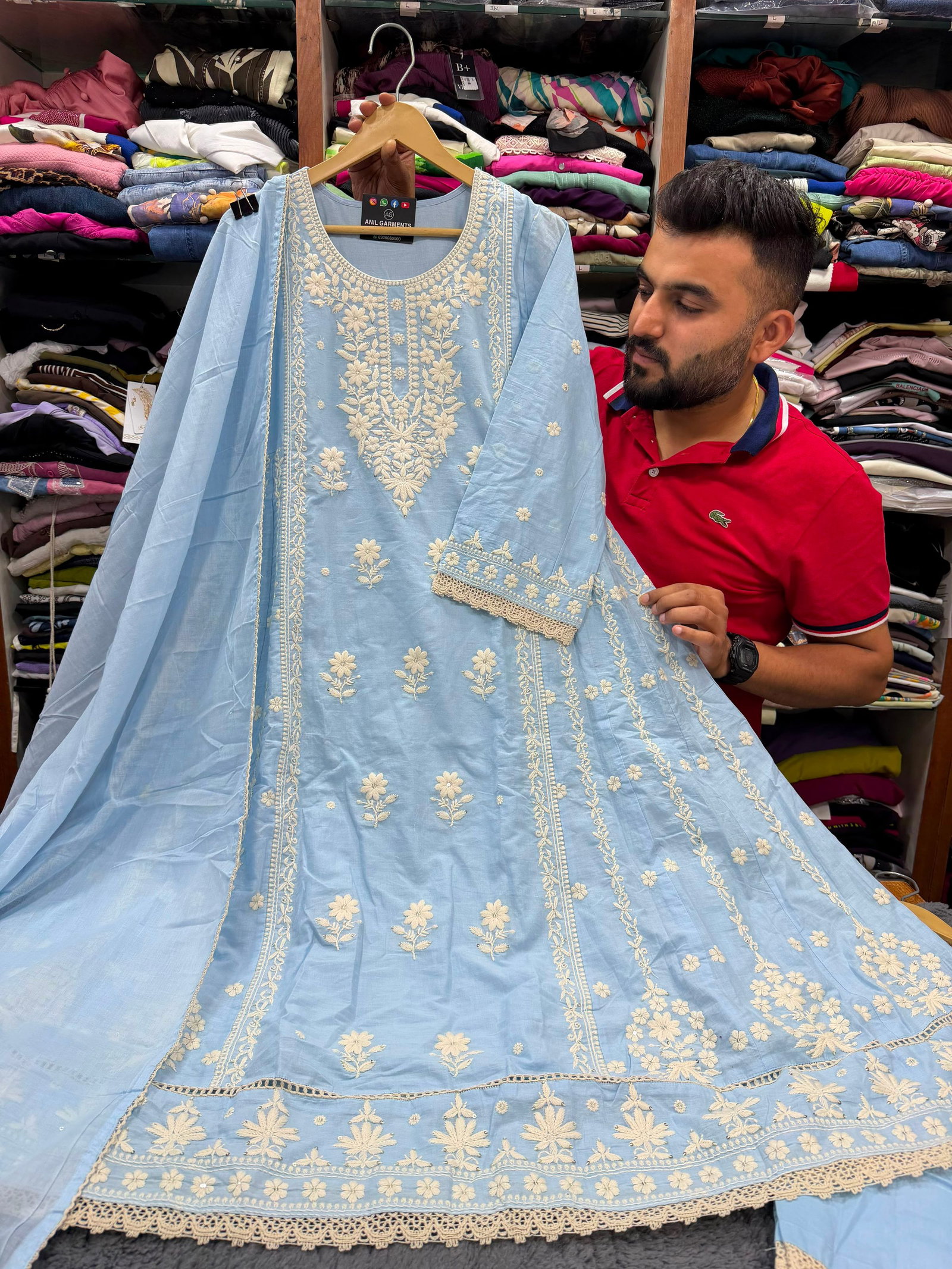 SALE Nazar Lakhnavi anarkali set  