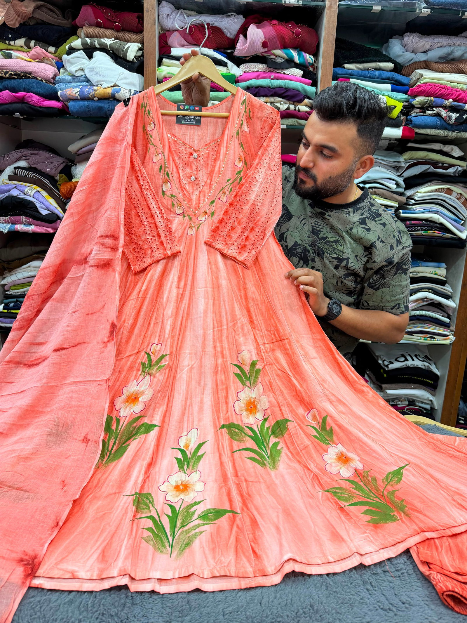 SALE Savan Anarkali multi shade   