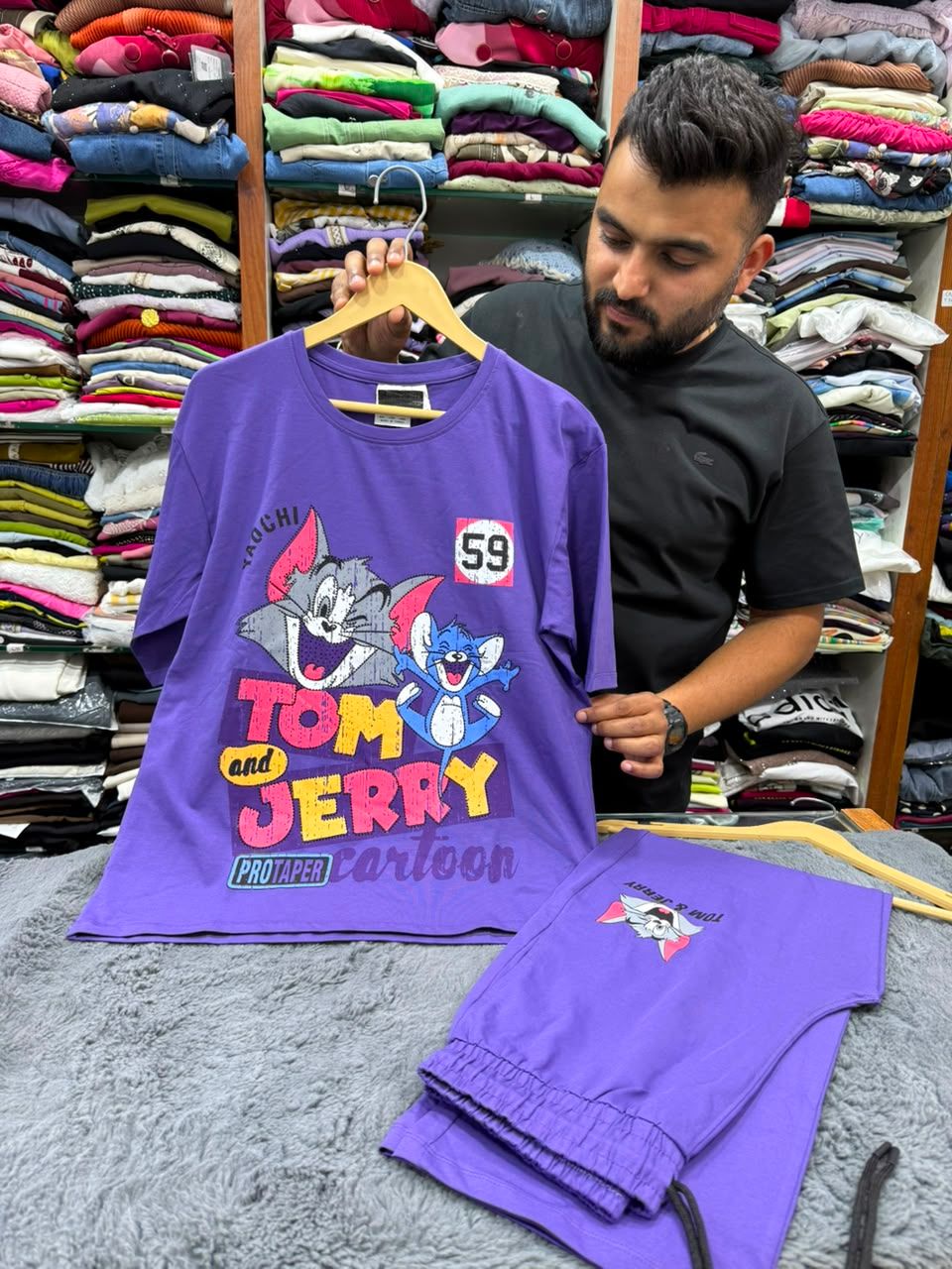 Tom & Jerry New Airport look Co-ord Cum Night Suit  