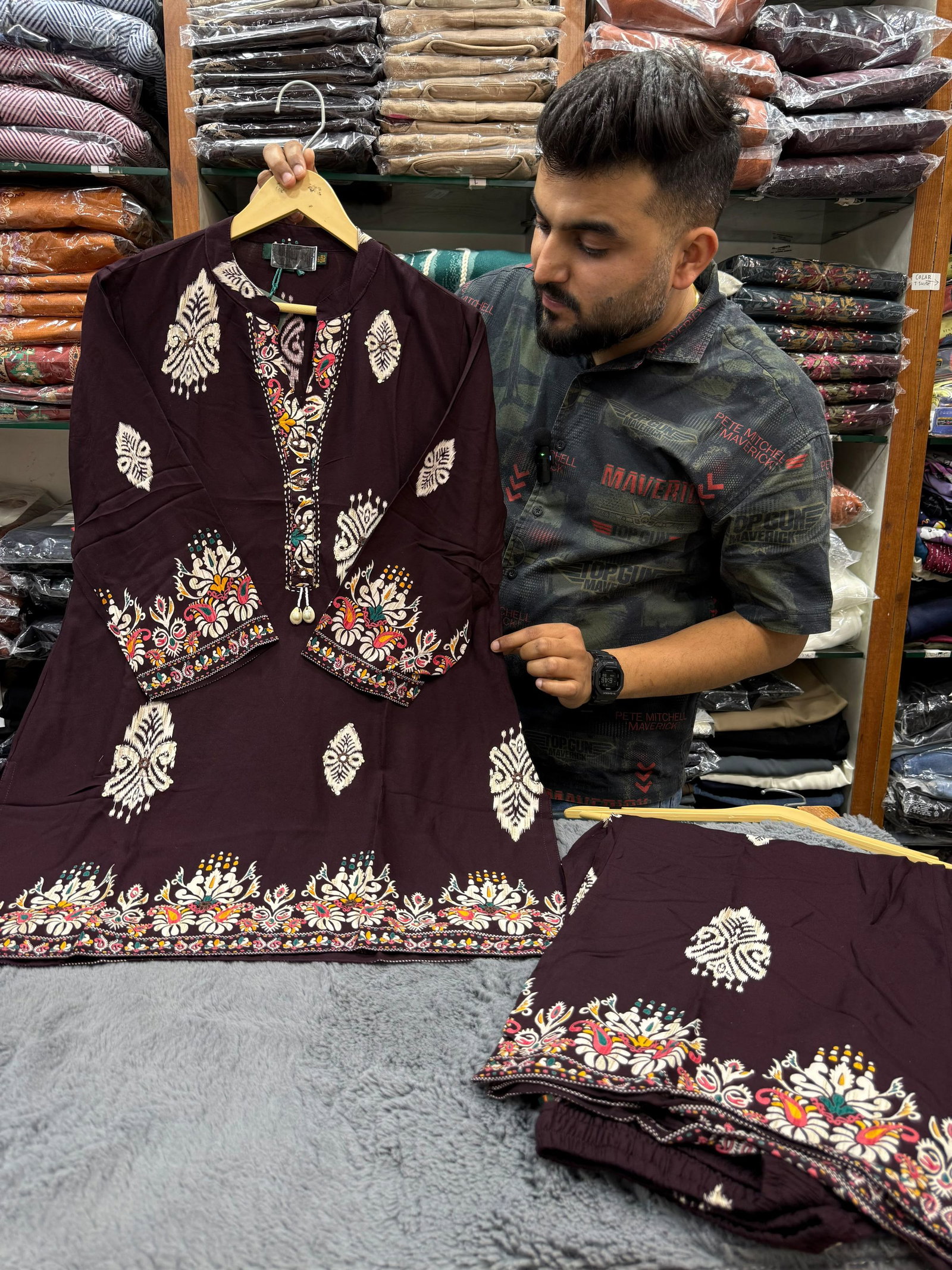 Satrang Super size co- ord set  