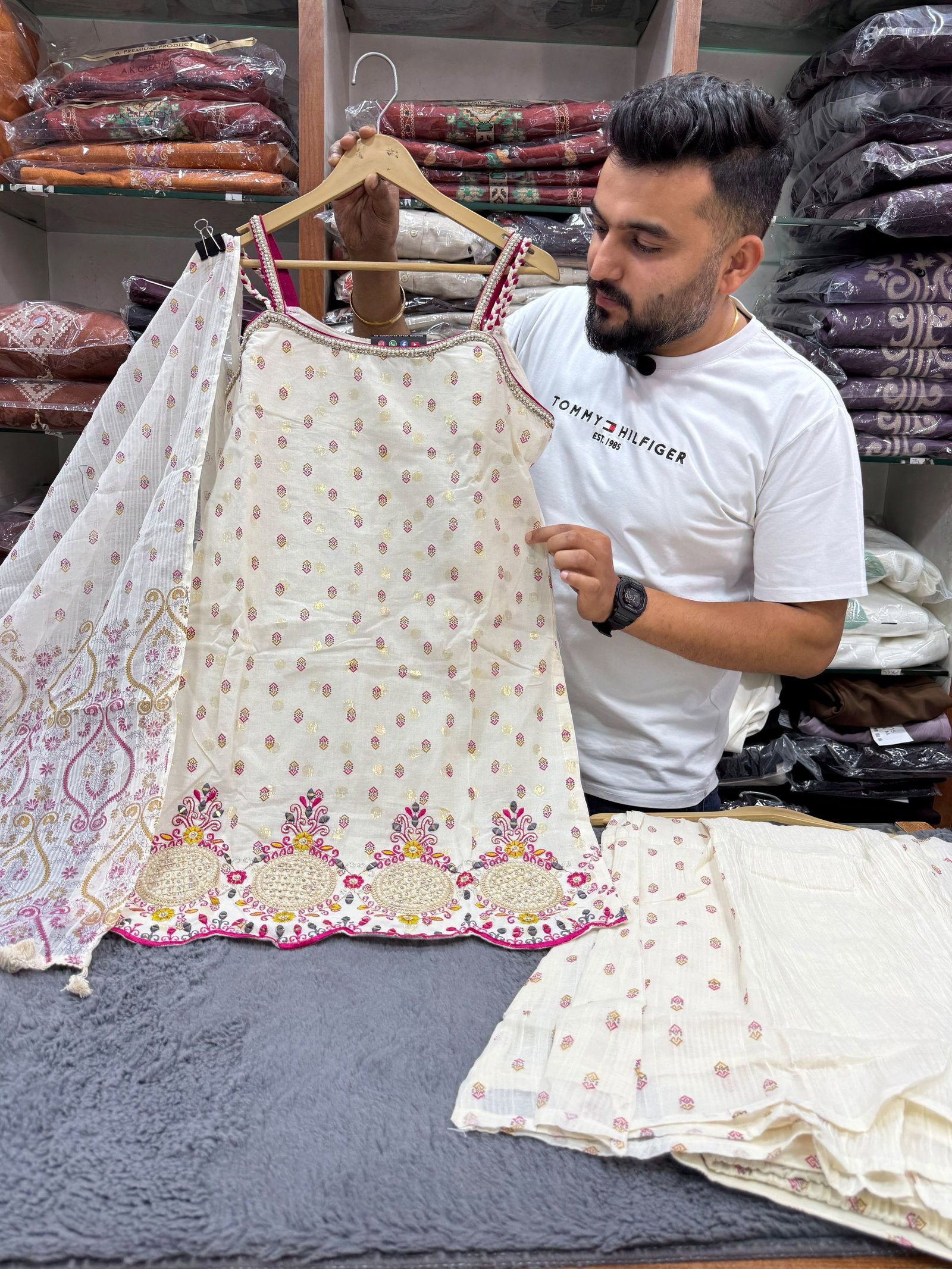 Zohaya Designer loose plazo set  