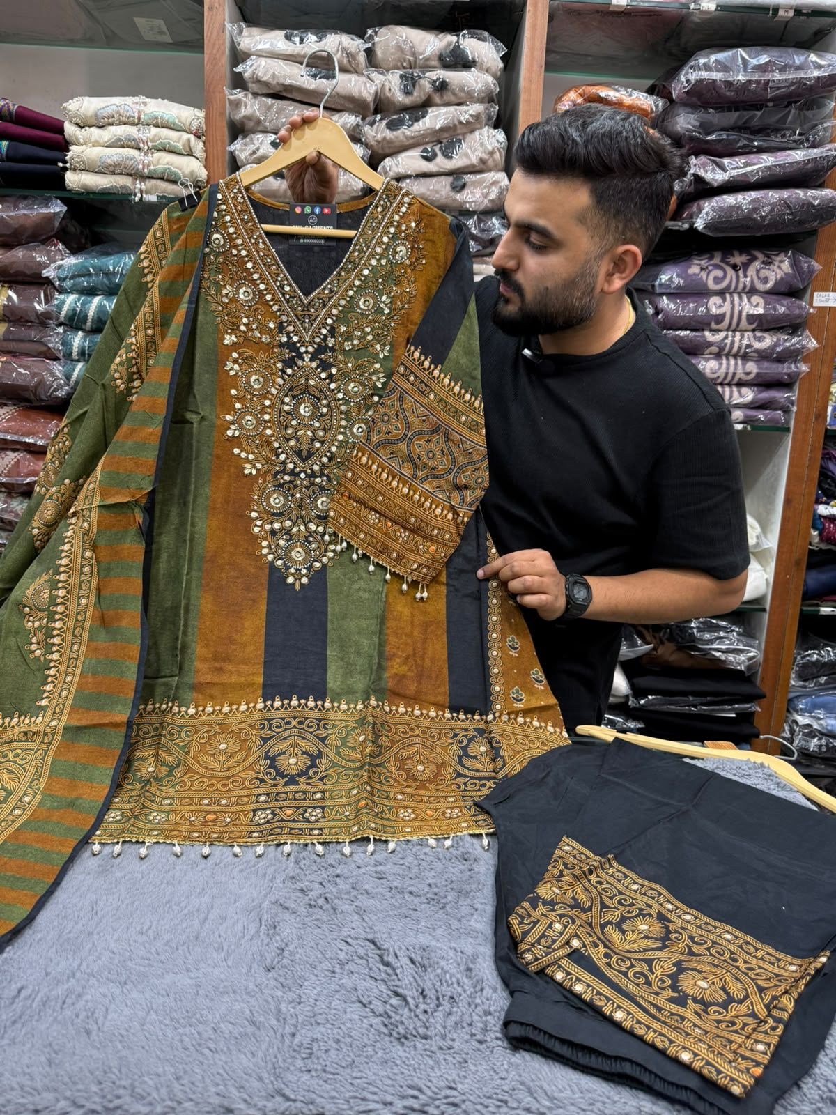 Begum Designer C Cut FARSHI Set  