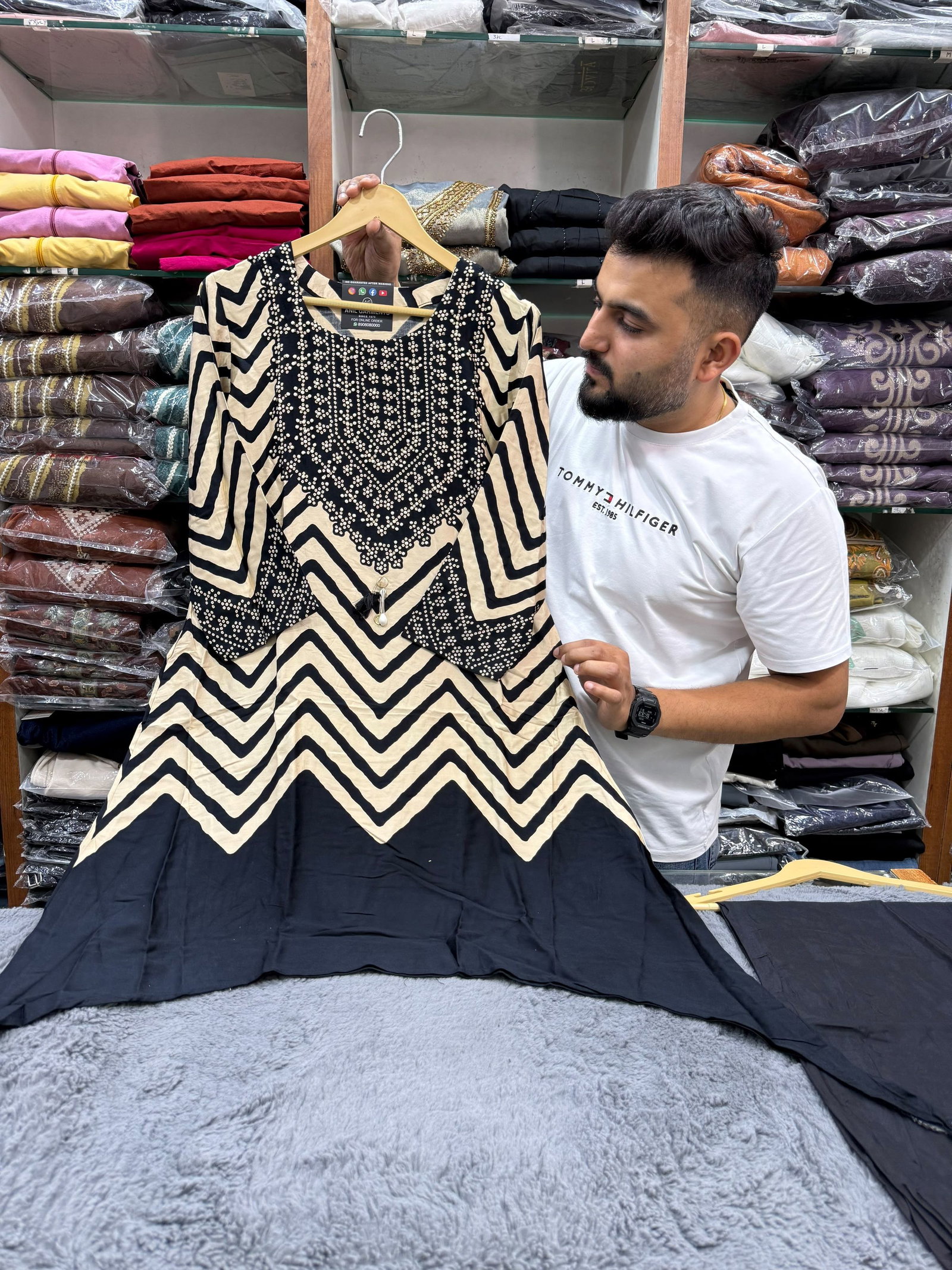 Designer Gajji c cut co-ord  